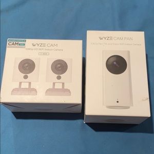 3 new sealed wyze cameras